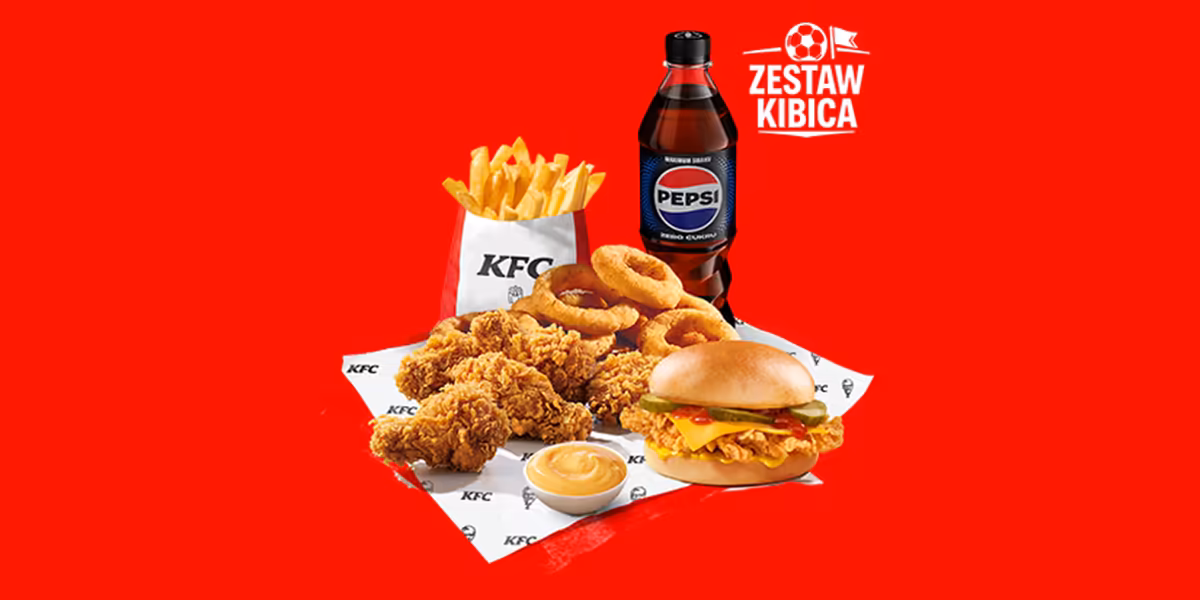 KFC: 39,99 zł za Zestaw Kibica