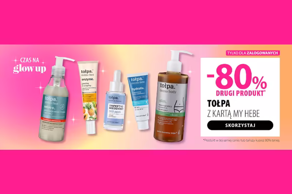 : -80% na produkty Tołpa