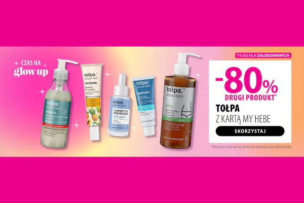 : -80% na produkty Tołpa