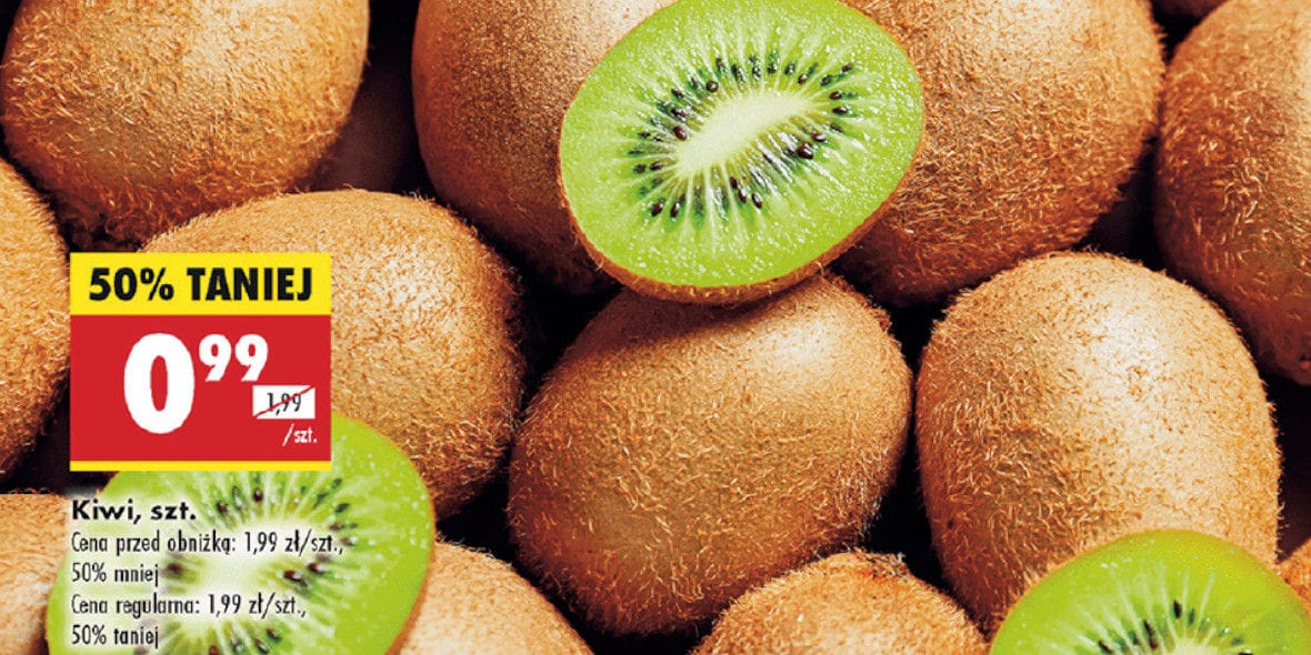 Biedronka: -50% na kiwi 25.03.2025