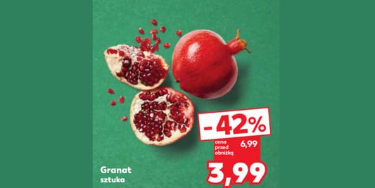 Kaufland: -42% na owoc granatu 27.11.2025