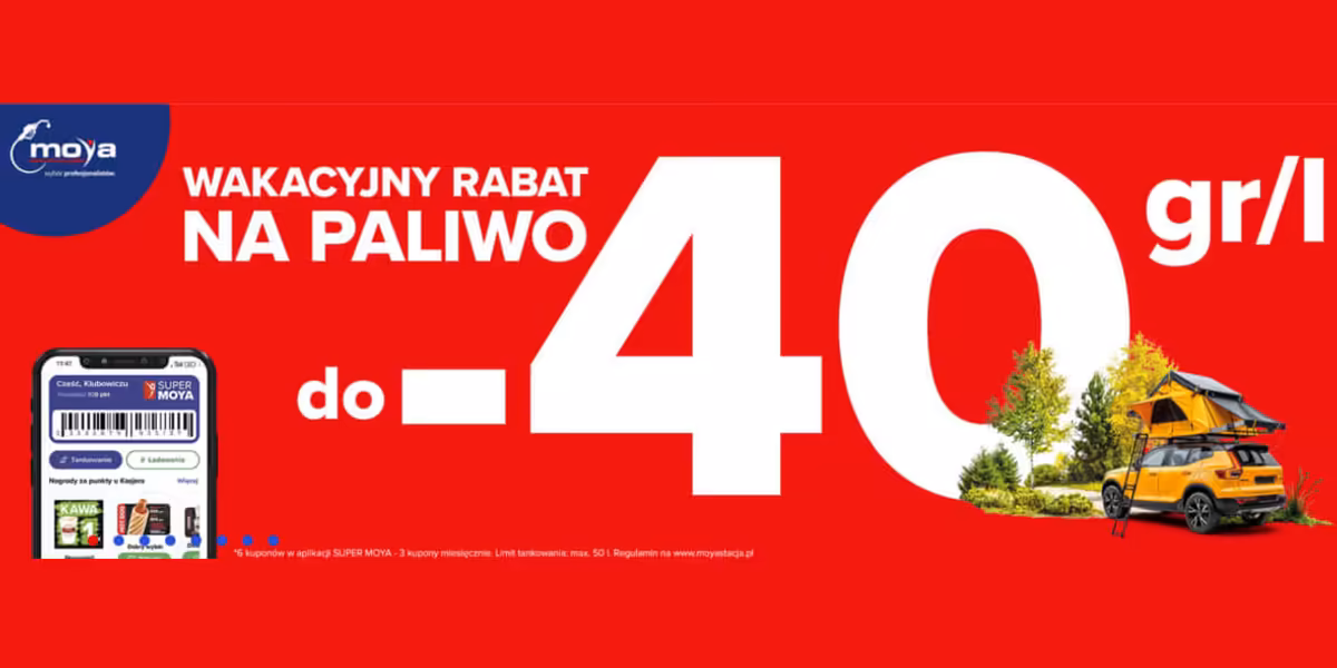MOYA: Do -40 gr/l na paliwo