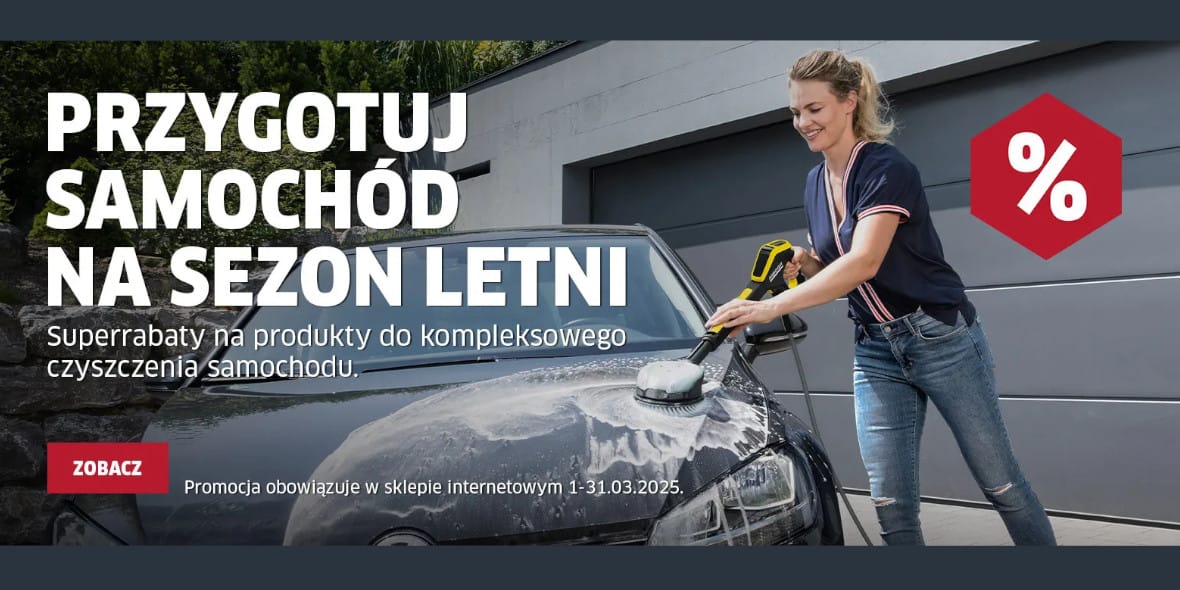 Karcher: Przygotuj samochód na sezon letni!