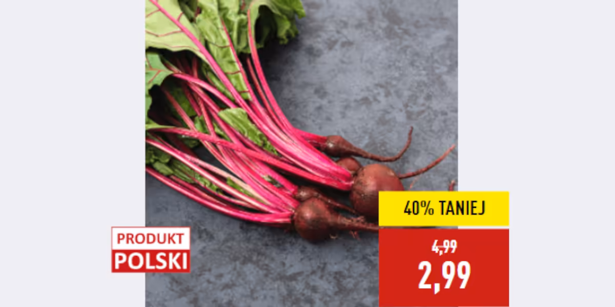 Aldi: -40% na polską botwinkę