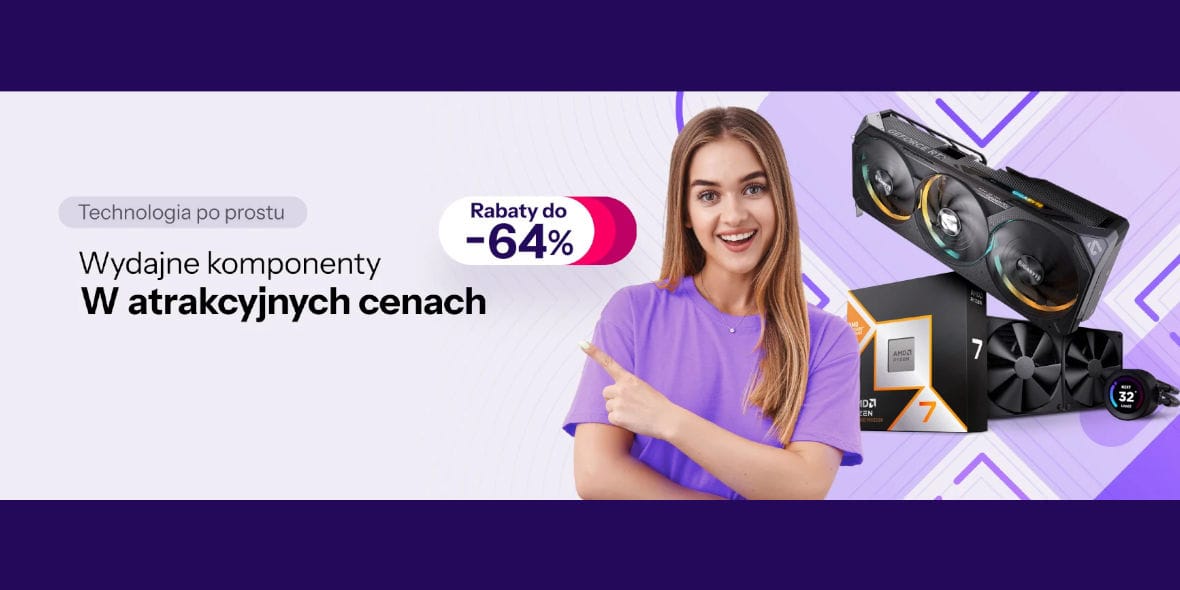 x-kom.pl: Do -64% na komponenty 07.05.2025