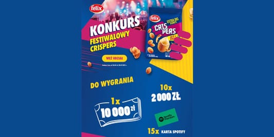 Loterie i Konkursy:  Festiwalowy konkurs Felix Crispers 01.07.2025