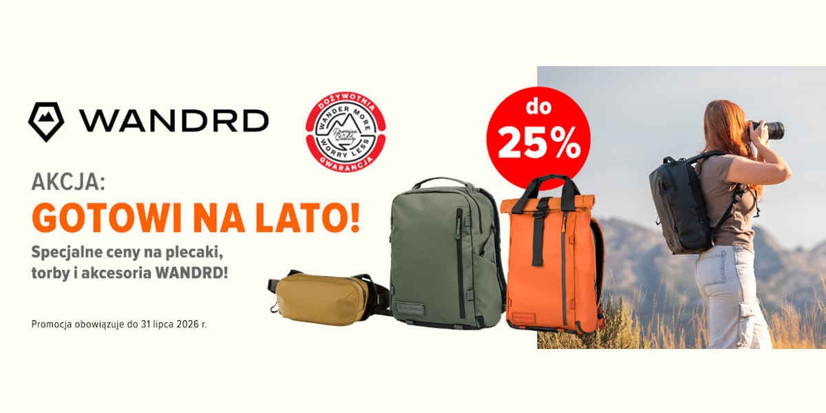FotoForma: Do -25% na produkty Wandrd