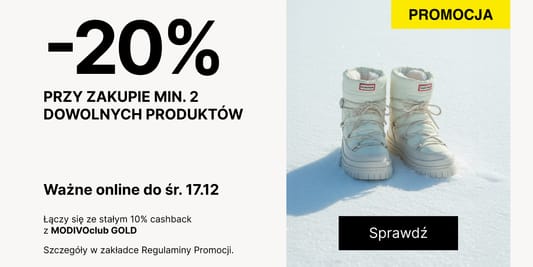 CCC: -20% przy zakupie min. 2 dowolnych produktów 04.12.2025