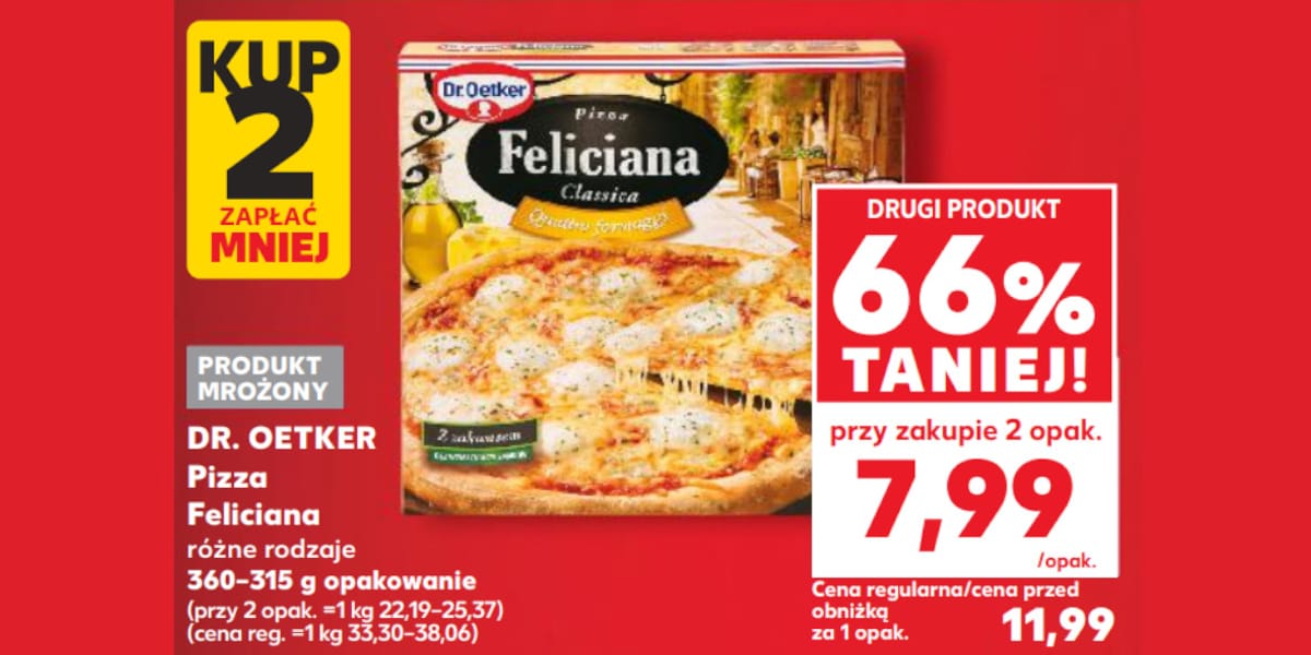 Kaufland: -66% na pizze Feliciana Dr. Oetker
