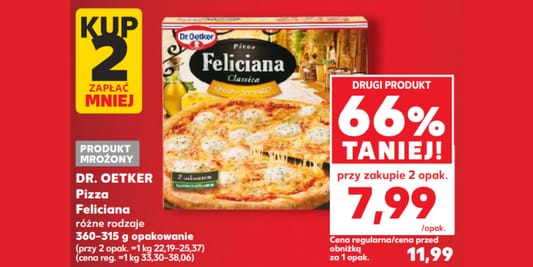 Kaufland:  -66% na pizze Feliciana Dr. Oetker 29.05.2025
