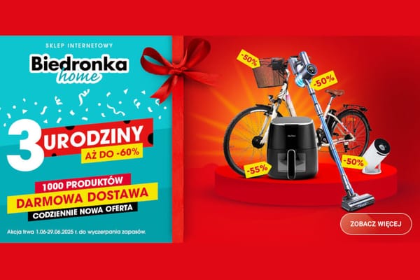 : Do -60% na ponad 1000 produktów + darmowa dostawa
