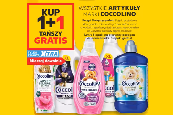 Kaufland: 1+1 GRATIS na wszystkie artykuły Coccolino