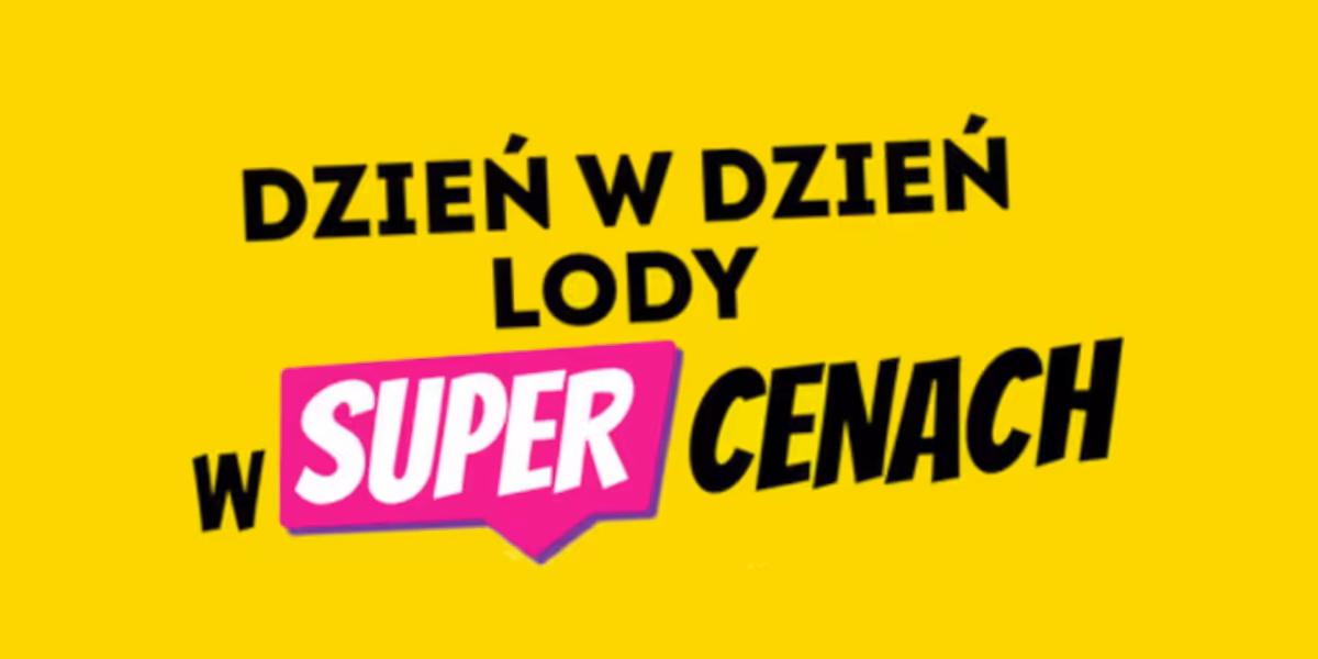 Żabka: Lody w Żabce w supercenach