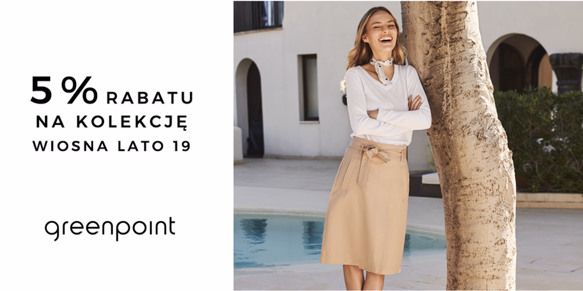 Greenpoint: -5% na nową kolekcję w Galerii Piastów