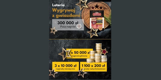 Loterie i Konkursy: Loteria Wygrywaj z gwiazdami 14.03.2025