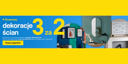 Castorama: 3 za 2 na dekoracje ścian 10.06.2025