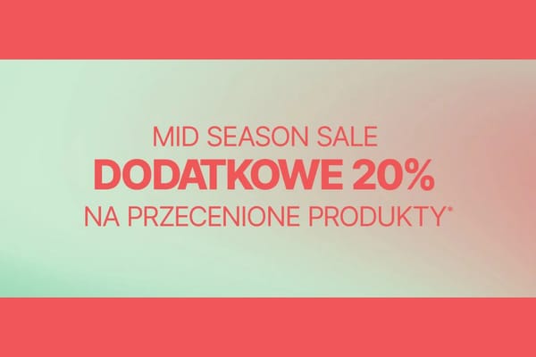 : KOD rabatowy -20% na produkty przecenione
