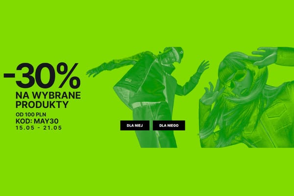 : KOD rabatowy -30% na wybrane produkty