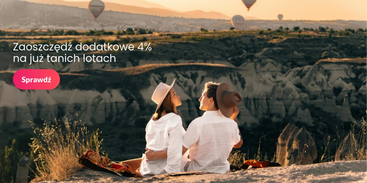 Mytrip: KOD rabatowy -4% ekstra na loty