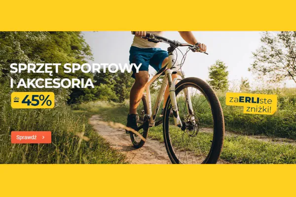 : Do -45% na sprzęt sportowy i akcesoria