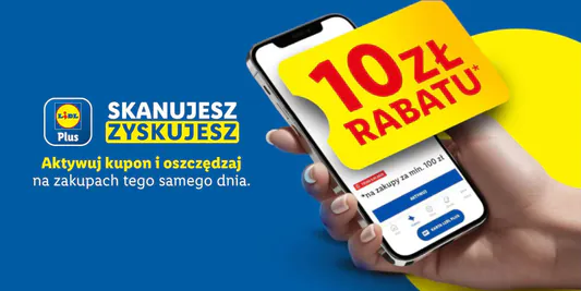Lidl: KUPON -10 zł na całe zakupy 09.05.2025