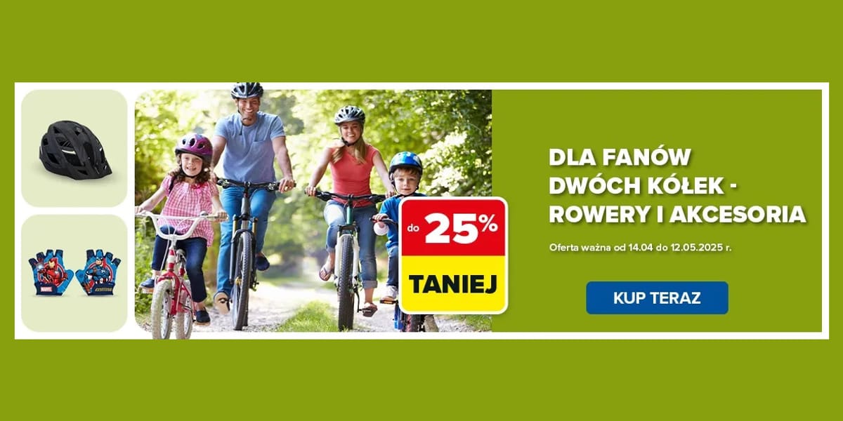 Carrefour: Do -25% na rowery i akcesoria