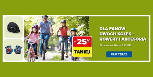Carrefour: Do -25% na rowery i akcesoria 27.04.2025