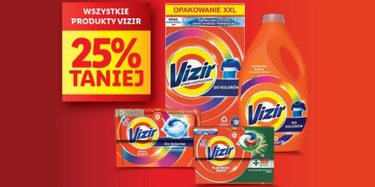 Lidl: -25% na produkty Vizir 02.01.2025