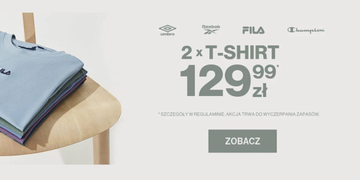50 style: 129,99 zł za 2 T-shirty wybranych marek