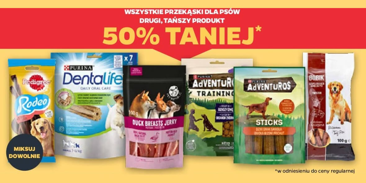 Netto: -50% na wszystkie przekąski dla psów 05.05.2025