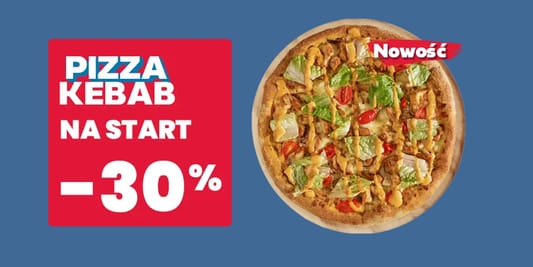 Domino's Pizza: -30% na pizzę Kebab 25.03.2025
