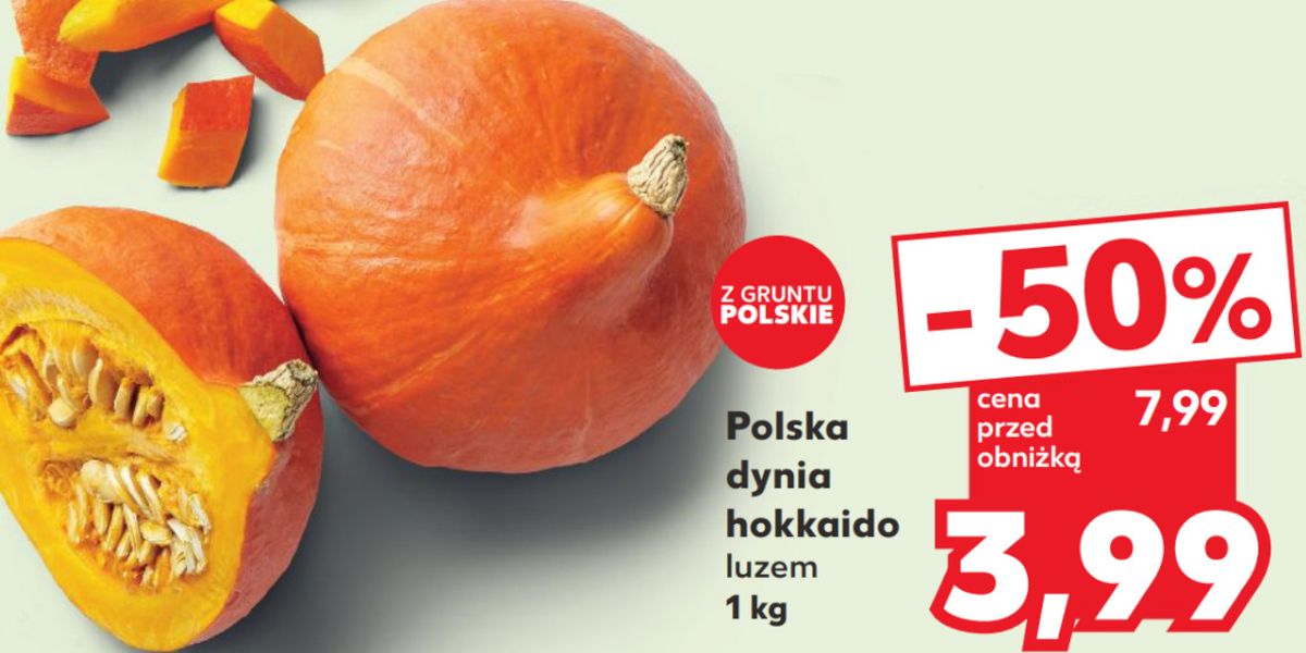 Kaufland: -50% na polską dynię hokkaido