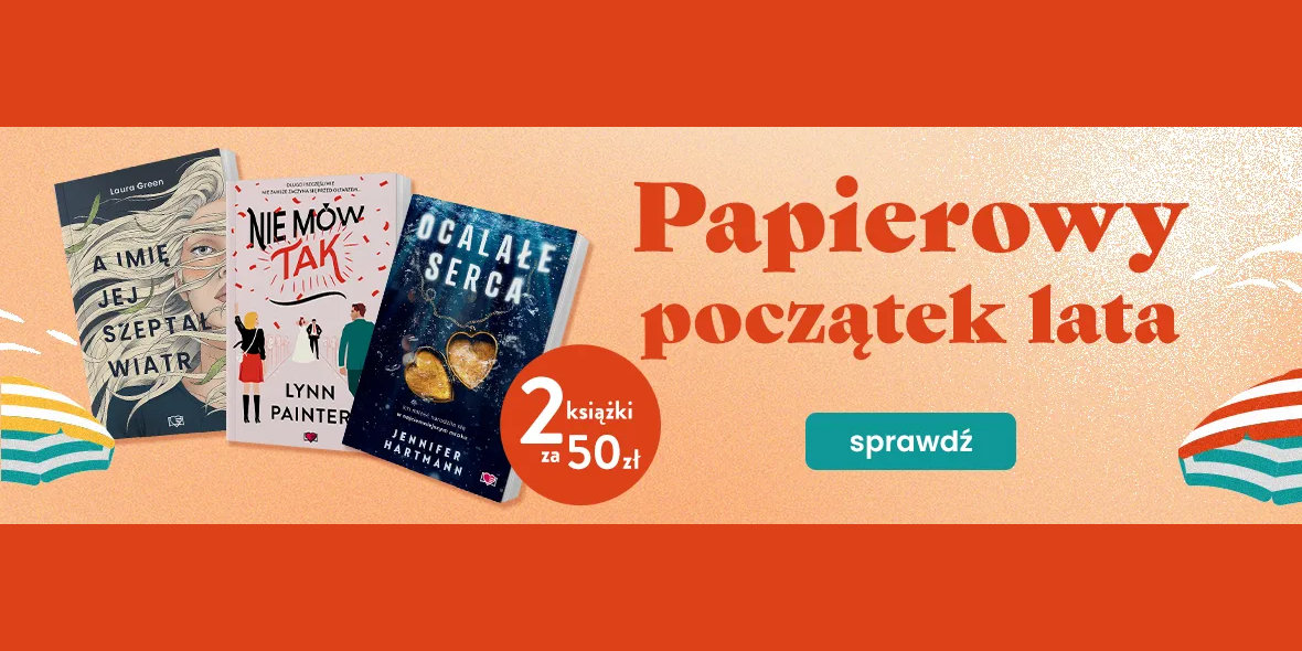TaniaKsiazka.pl:  2 książki za 50 zł 04.06.2025