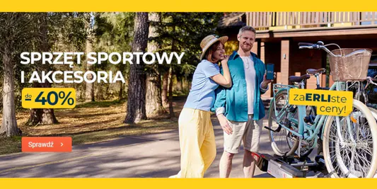 ERLI.pl: Do -40% na sprzęt sportowy i akcesoria 19.05.2025