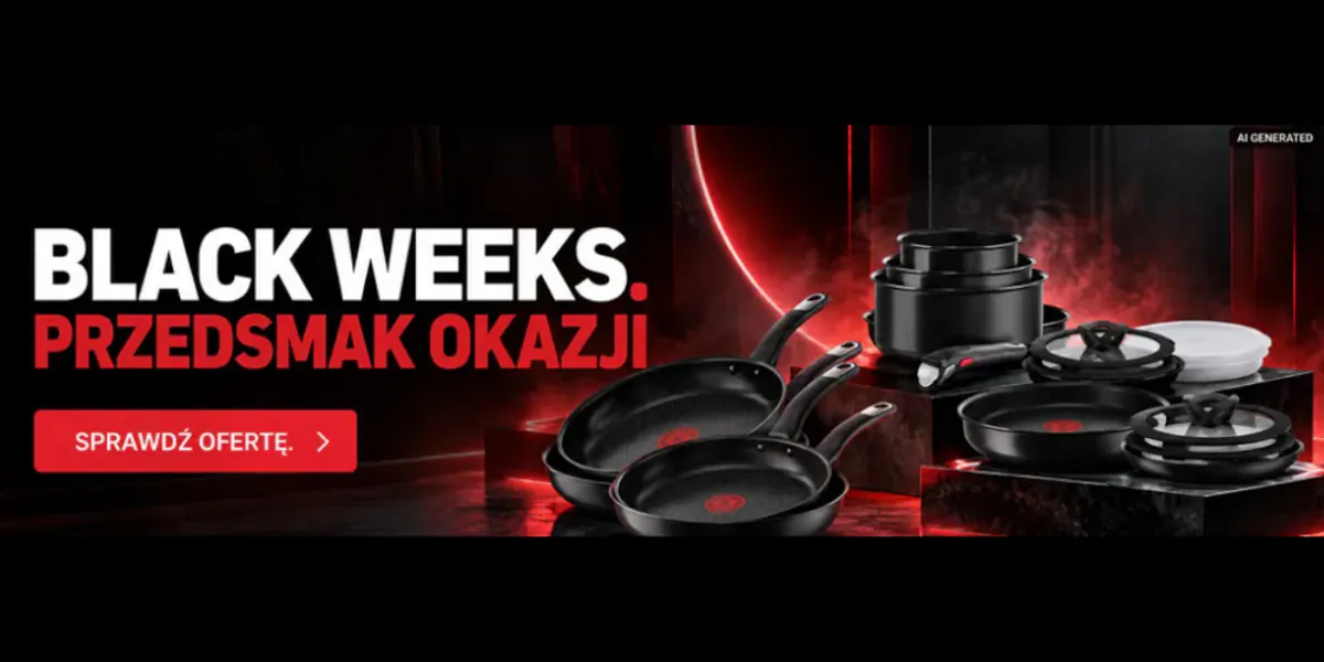 Tefal: Black Weeks 2026 - Przedsmak okazji