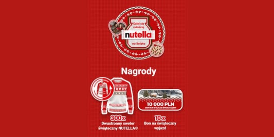 Loterie i Konkursy: Loteria Nutella® dziel się miłością na święta 2025 10.11.2025