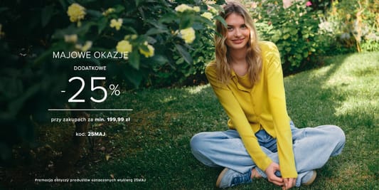 Greenpoint: KOD rabatowy -25% DODATKOWO przy zakupach za min. 199,99 zł 09.05.2025