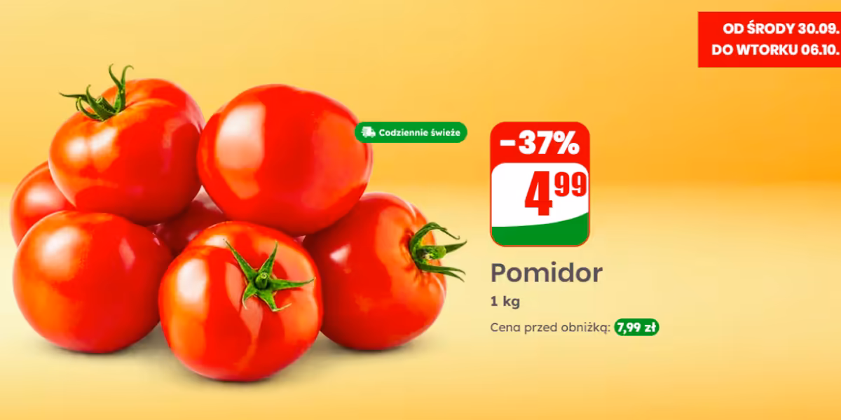 Dino: -37% na pomidory