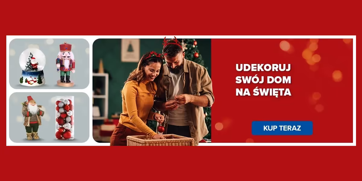 Carrefour: Dekoracje i ozdoby świąteczne