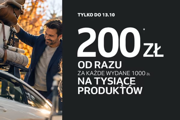 Komfort: -200 zł za każdy wydany 1000 zł