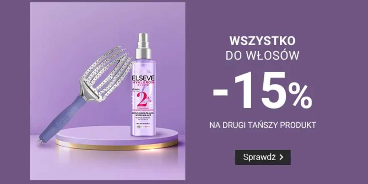 Smyk: -15% na produkty do włosów