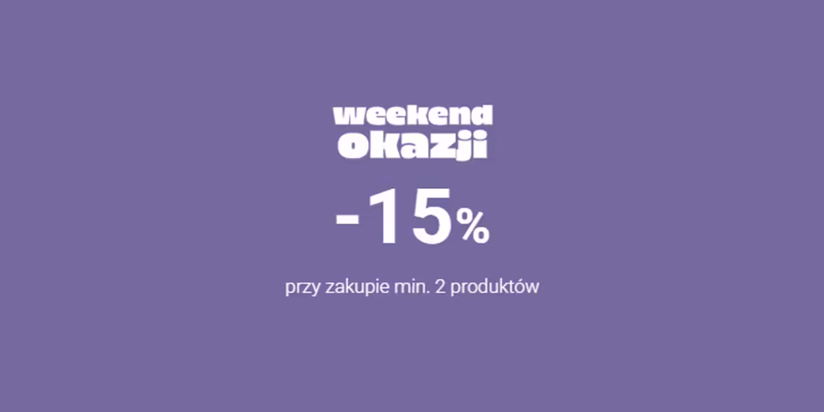Smyk: -15% przy zakupie min. 2 produktów