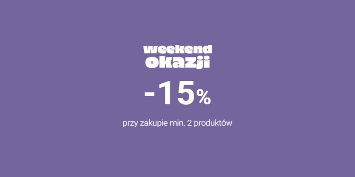 Smyk: -15% przy zakupie min. 2 produktów 15.05.2025