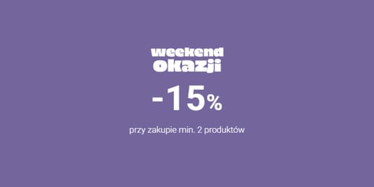 Smyk: -15% przy zakupie min. 2 produktów 15.05.2025