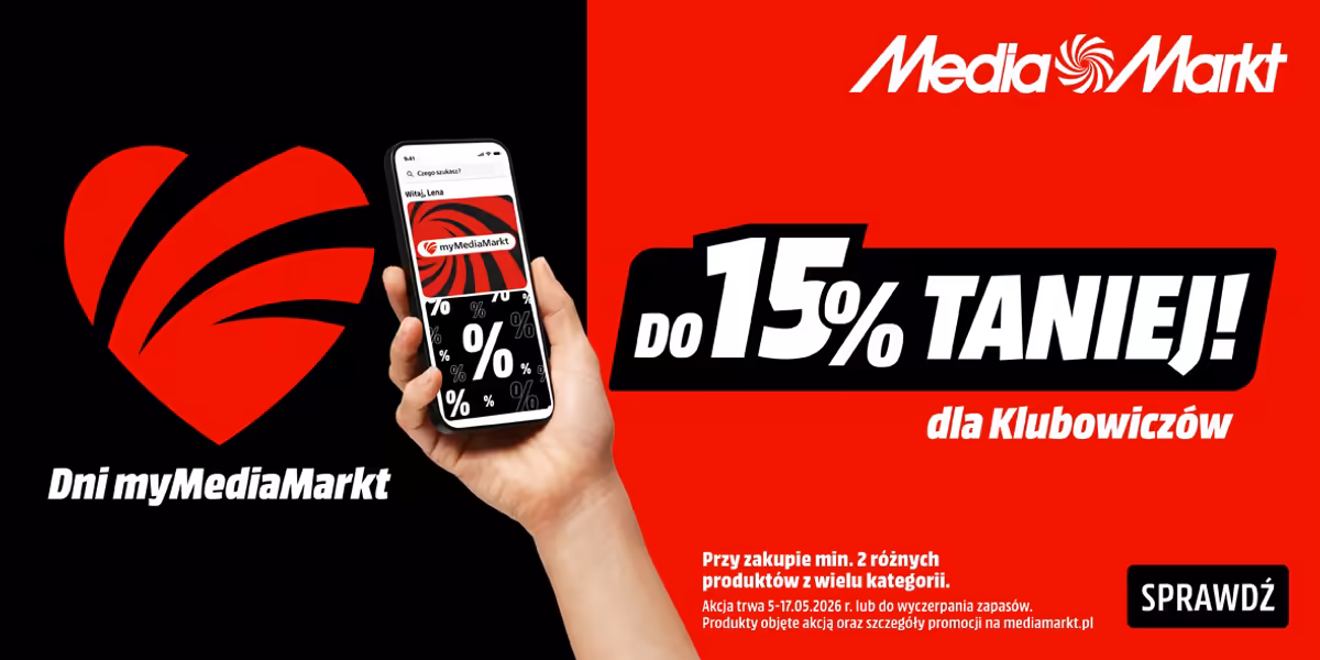 Media Markt: Do -15% na tysiące produktów