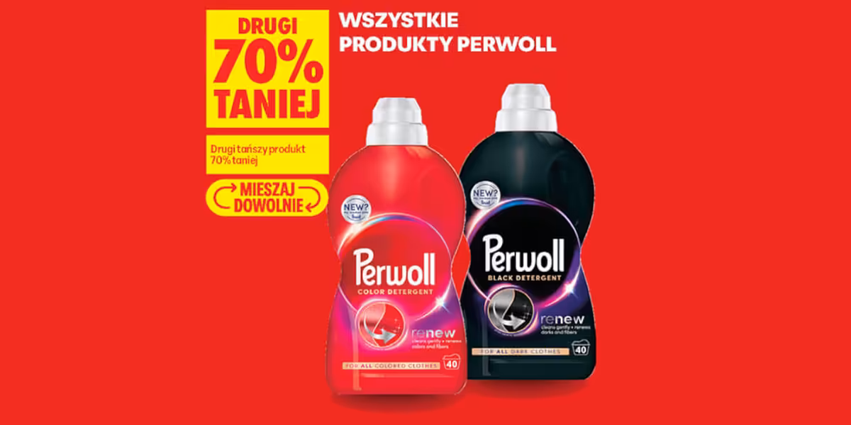 Biedronka: -70% na wszystkie produkty marki Perwoll