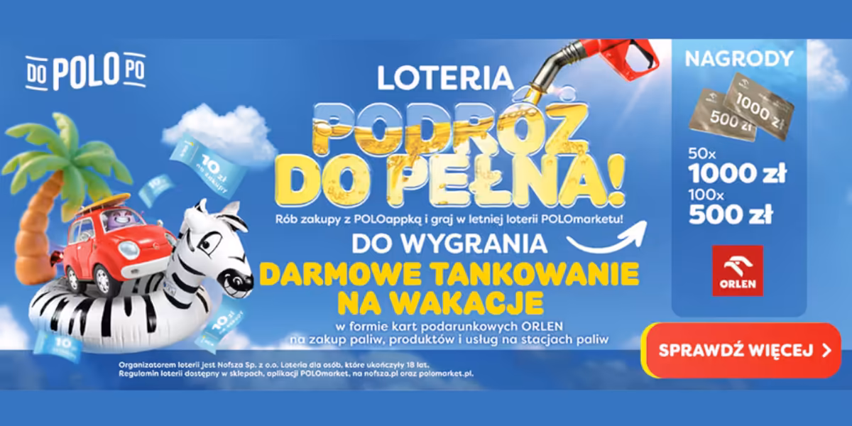 Polomarket: Loteria Podróż do pełna