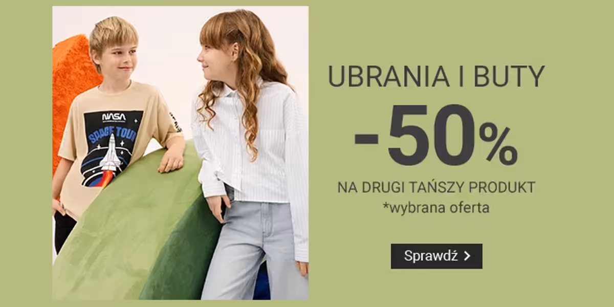 Smyk: -50% na drugi produkt
