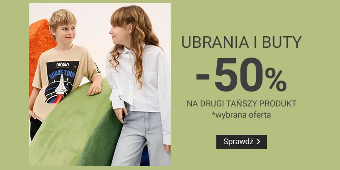 Smyk: -50% na drugi produkt 15.05.2025