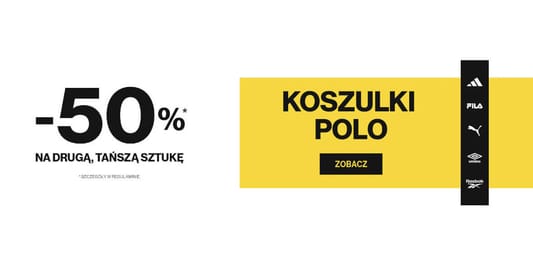 50 style: -50% na koszuli polo - druga tańsza sztuka 06.05.2025